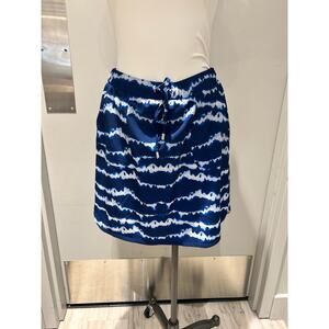 Chico’s Zenergy Printed Neema Skort – Blue Tie Dye – Size 0 (Small / US 4)